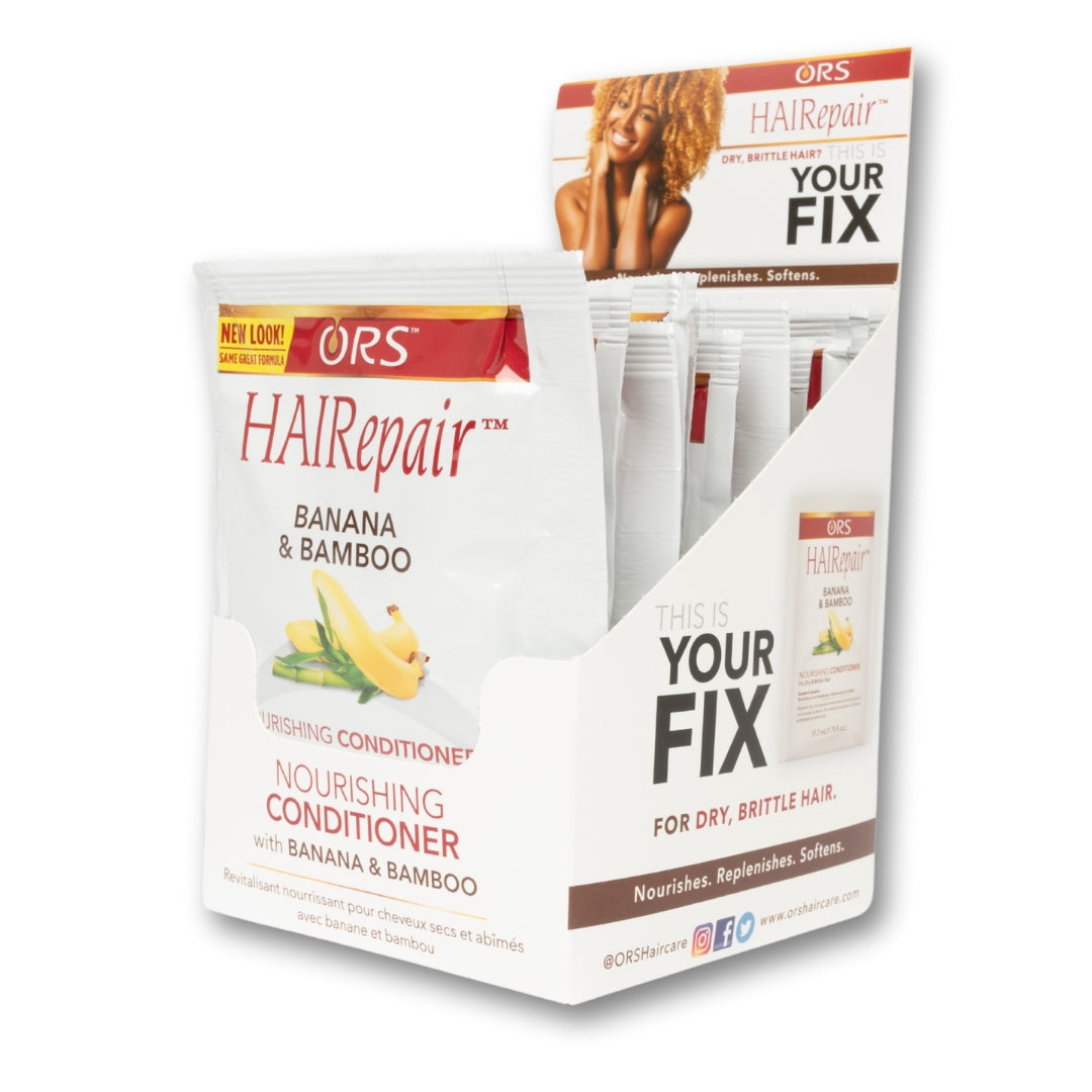 ORS HAIRepair Banana & Bamboo Nourishing Conditioner (1.75 oz) 12-Pack