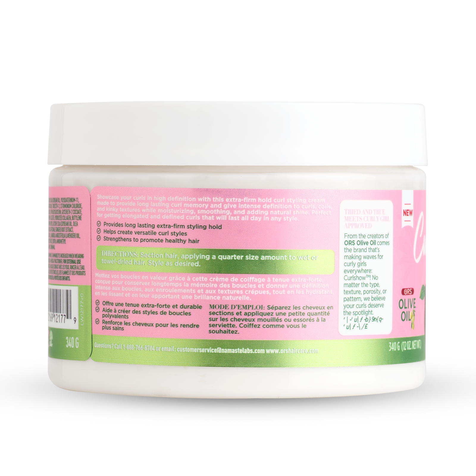 ORS Olive Oil Curlshow Multi-Use Styling Cream for Strength & Length (12.0 oz)