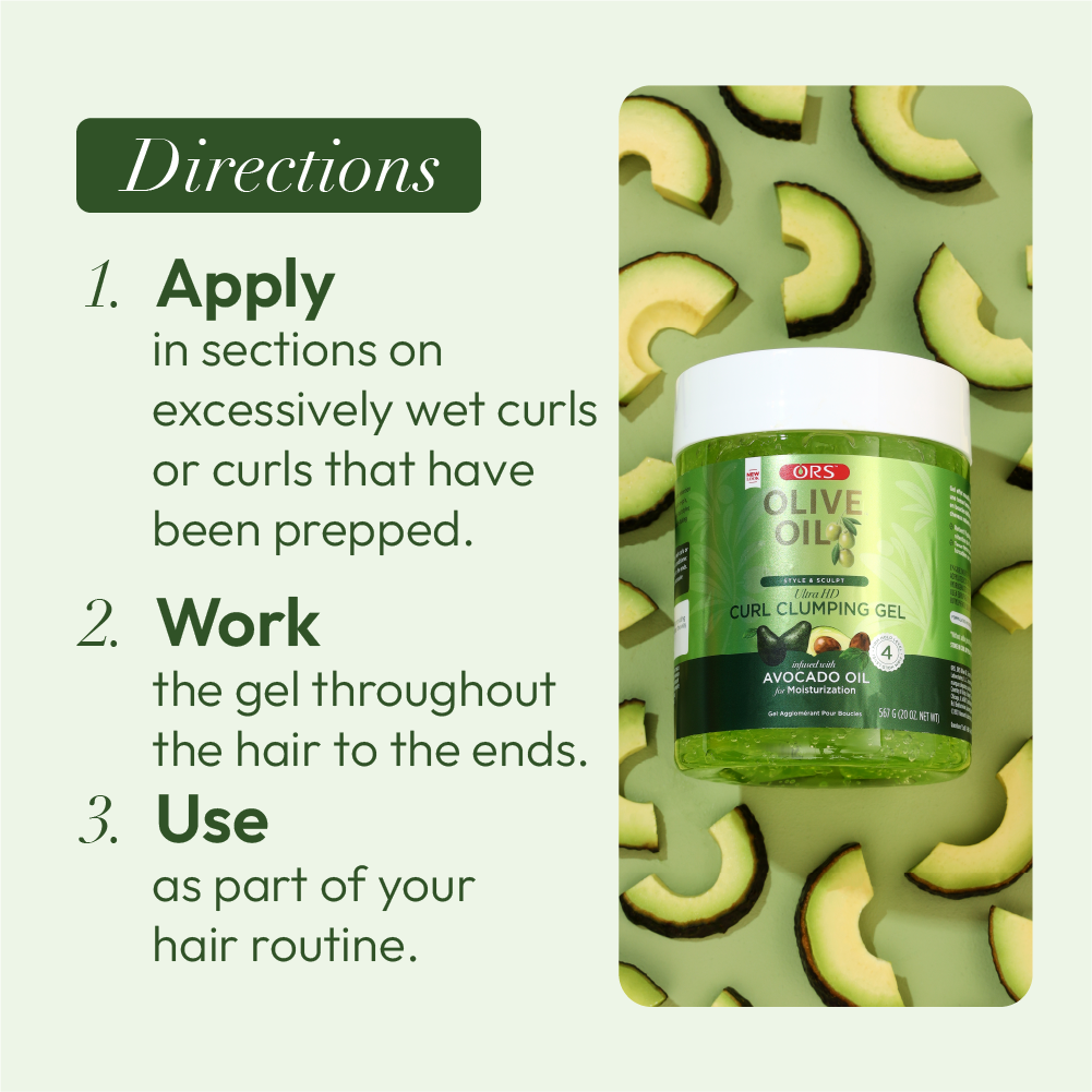 ORS Olive Oil Style & Sculpt Ultra HD Curl Clumping Gel (20.0 oz)