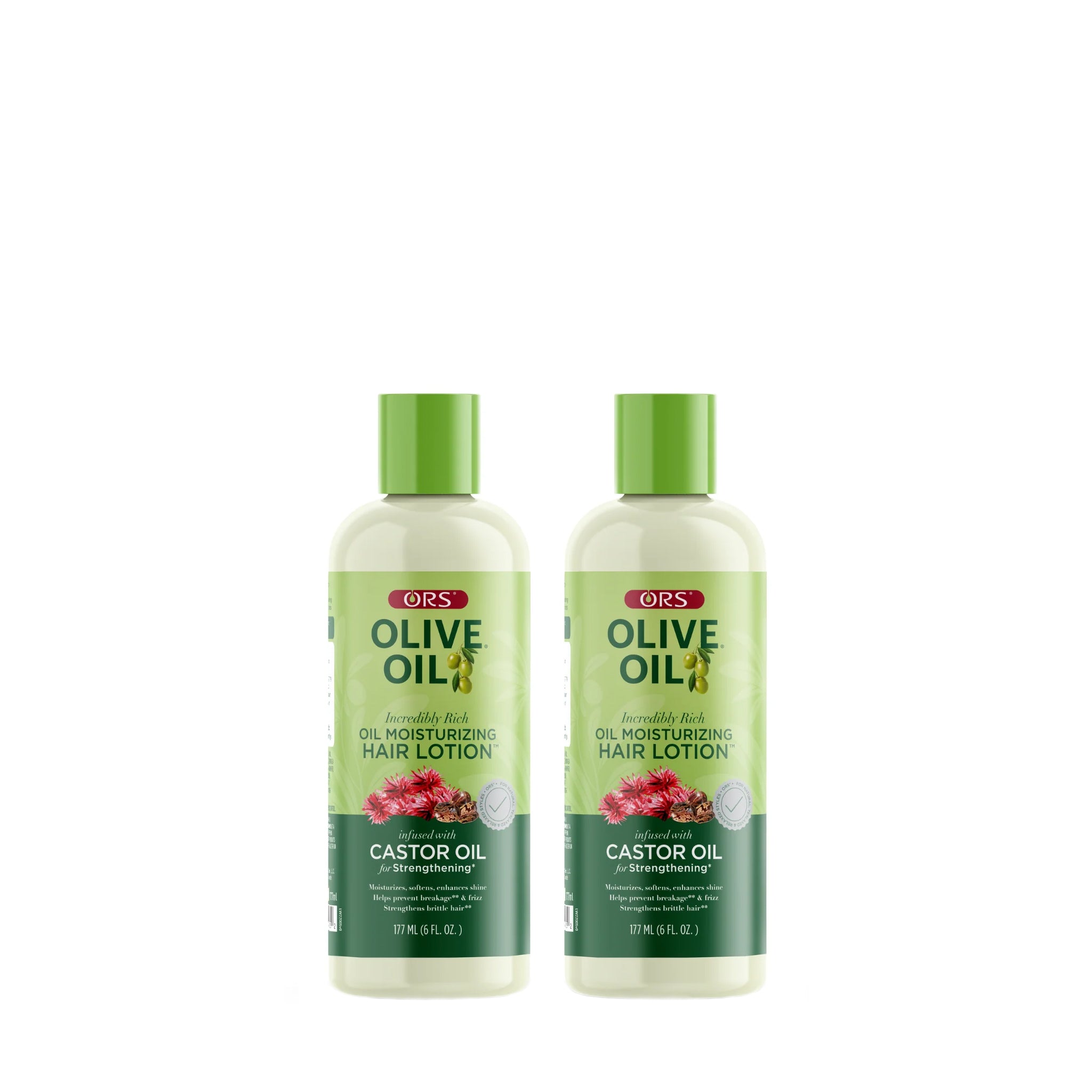 ORS Olive Oil Moisturizing Hair Lotion for Strengthening (6.0 oz) 2-Pack