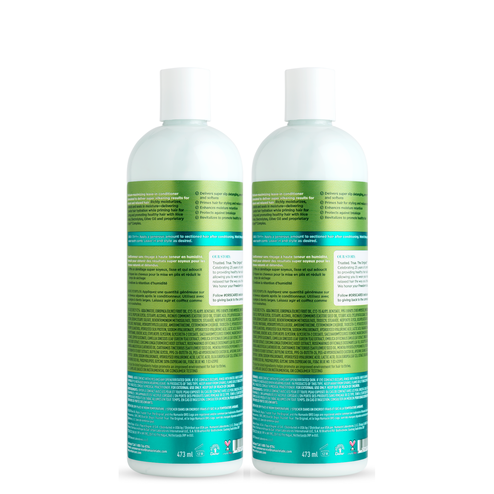 ORS Olive Oil Max Moisture Leave-In Conditioner (16.0 oz) 2-Pack