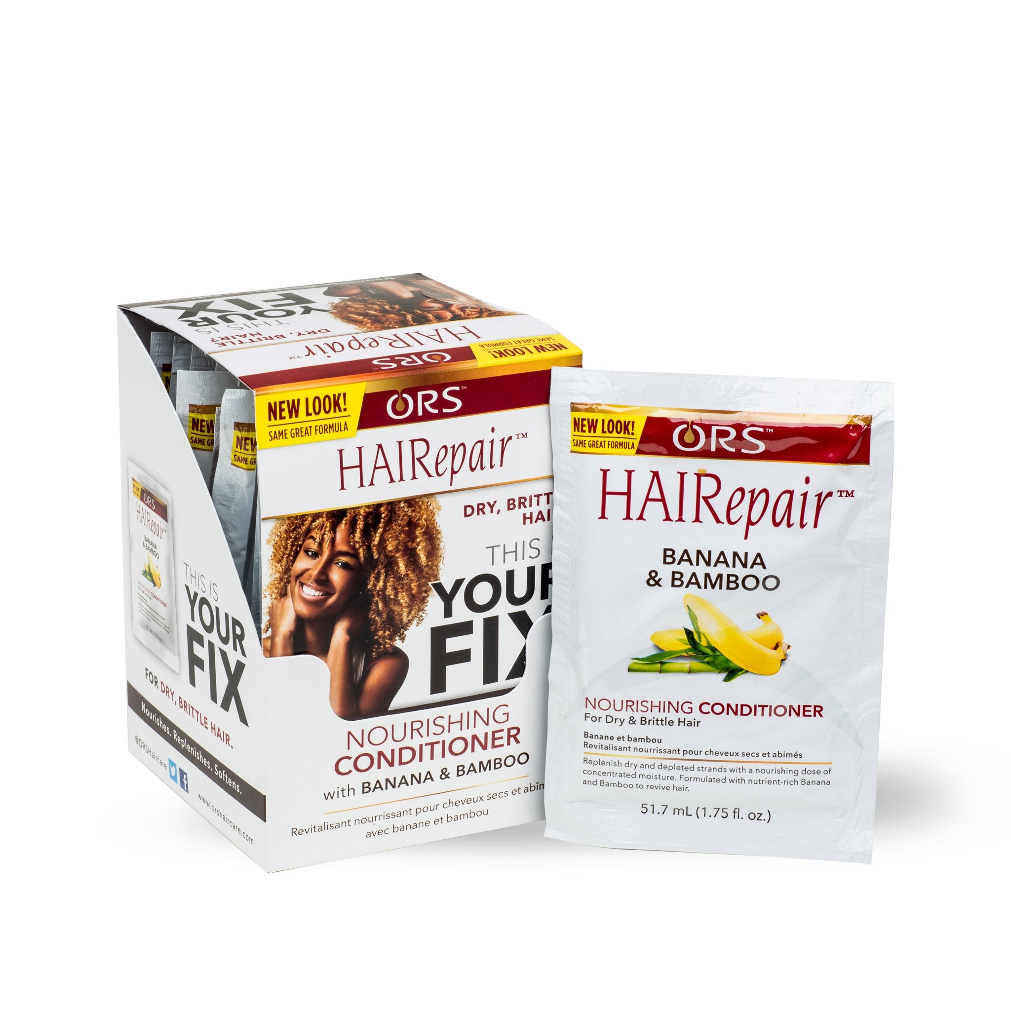 ORS HAIRepair Banana & Bamboo Nourishing Conditioner (1.75 oz) 12-Pack