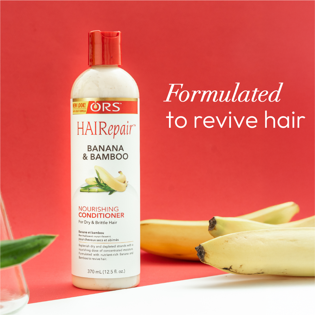 ORS HAIRepair Banana and Bamboo Nourishing Conditioner for Dry and Brittle Hair (12.5 oz)