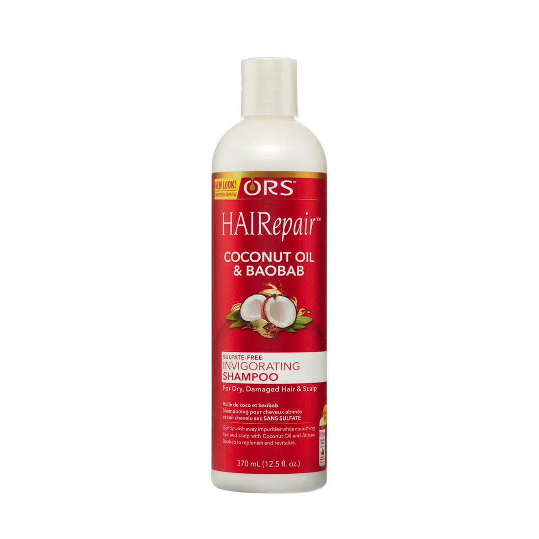 ORS HAIRepair Coconut Oil and Baobab Sulfate-Free Invigorating Shampoo (12.5 oz)