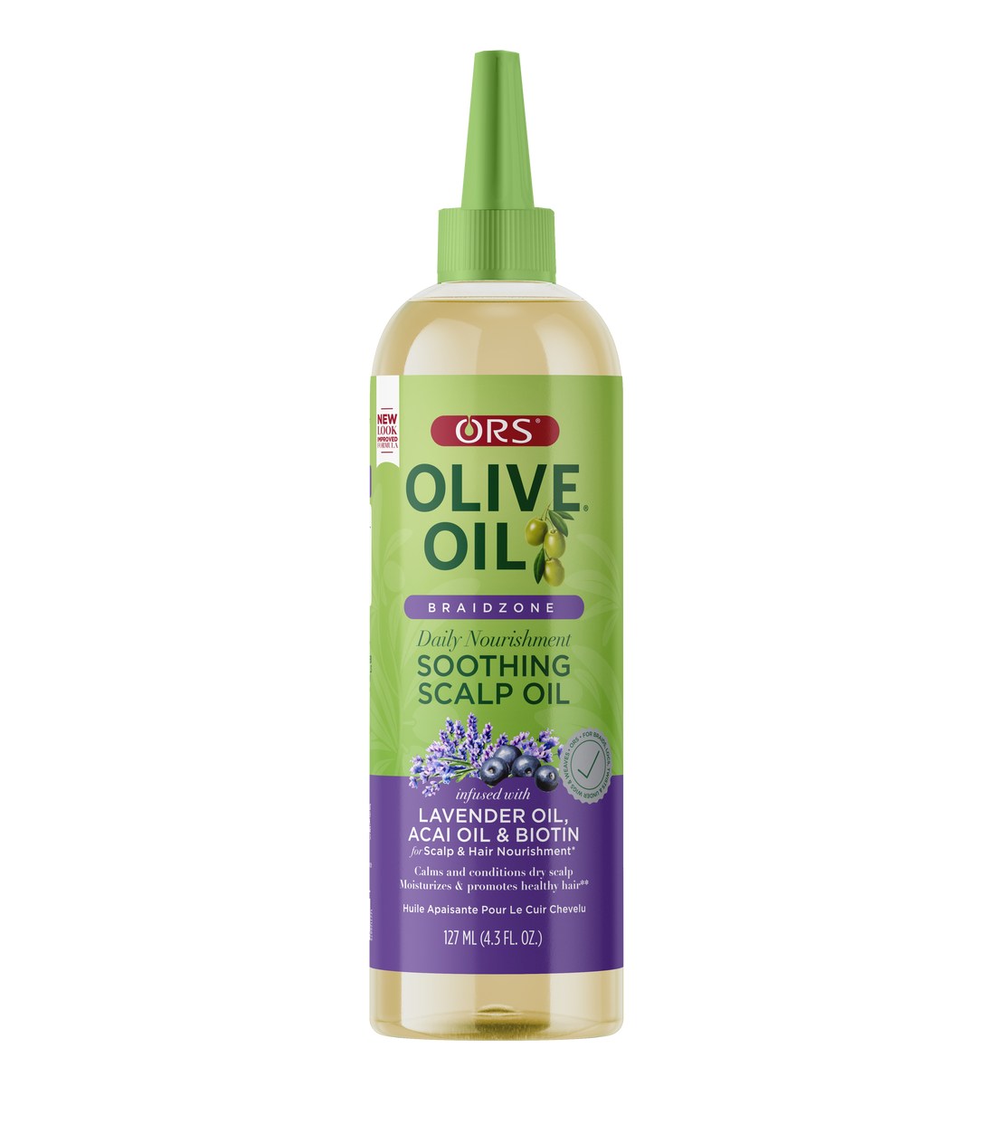 ORS Olive Oil Braidzone Soothing Scalp Oil for Scalp &amp; Nourishment (4.3 oz)