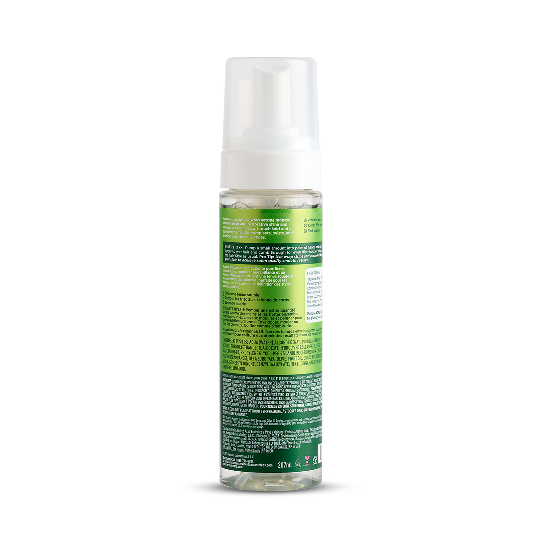 ORS Olive Oil Wrap Set Mousse for Restorative Shine (7.0 oz)