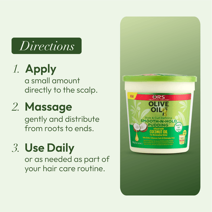 ORS Olive Oil Glossing Hair Polisher &amp; Smooth-N-Hold Pudding 2-Piece Set