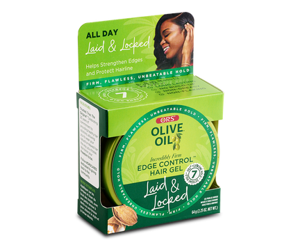 ORS Olive Oil Edge Control Hair Gel for Strengthening (2.2 oz)