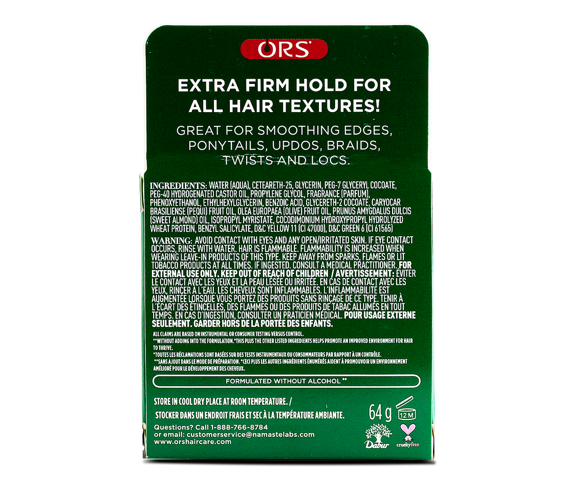 ORS Olive Oil Edge Control Hair Gel for Strengthening (2.2 oz)