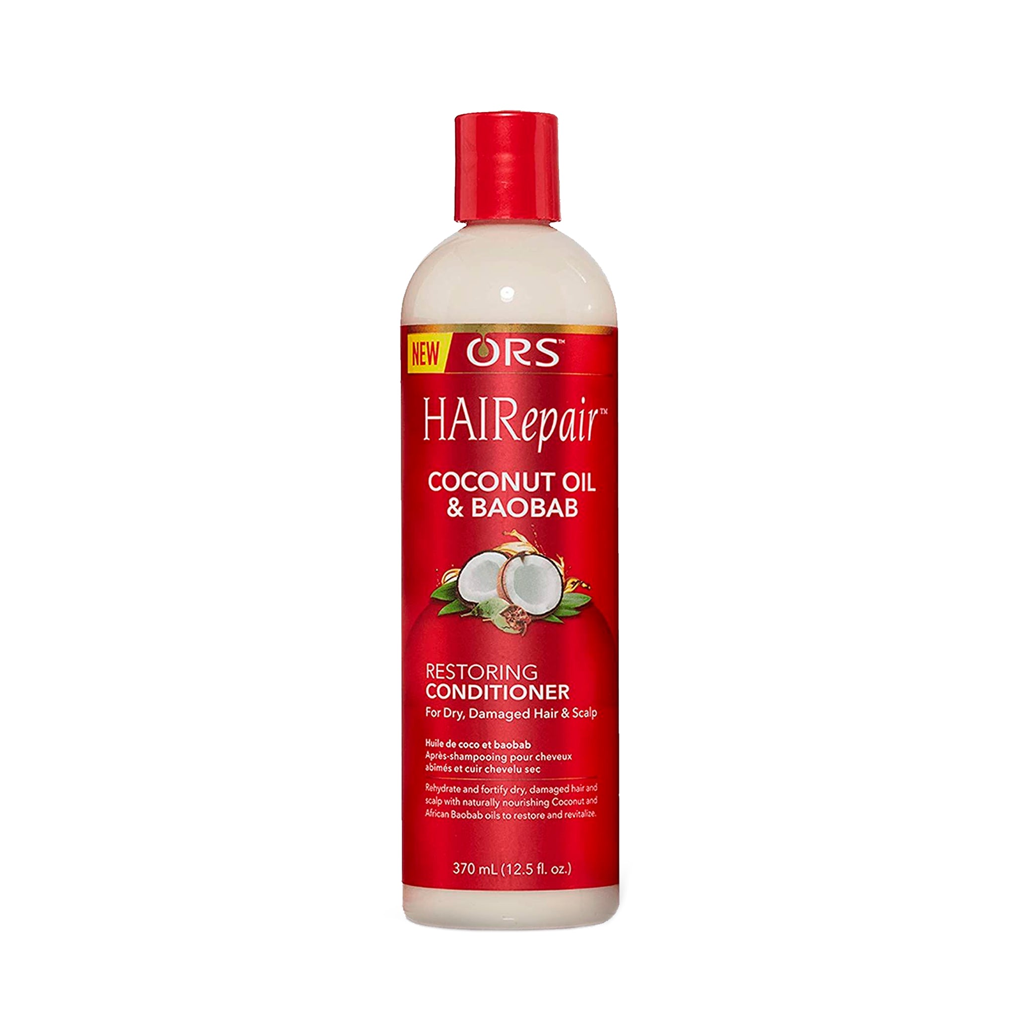 ORS HAIRepair Coconut Oil and Baobab Restoring Conditioner for Dry, Damage Hair &amp; Scalp (12.5 oz)