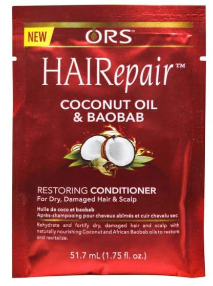 ORS HAIRepair Coconut Oil &amp; Baobab Restoring Conditioner (1.75 oz) 12-Pack