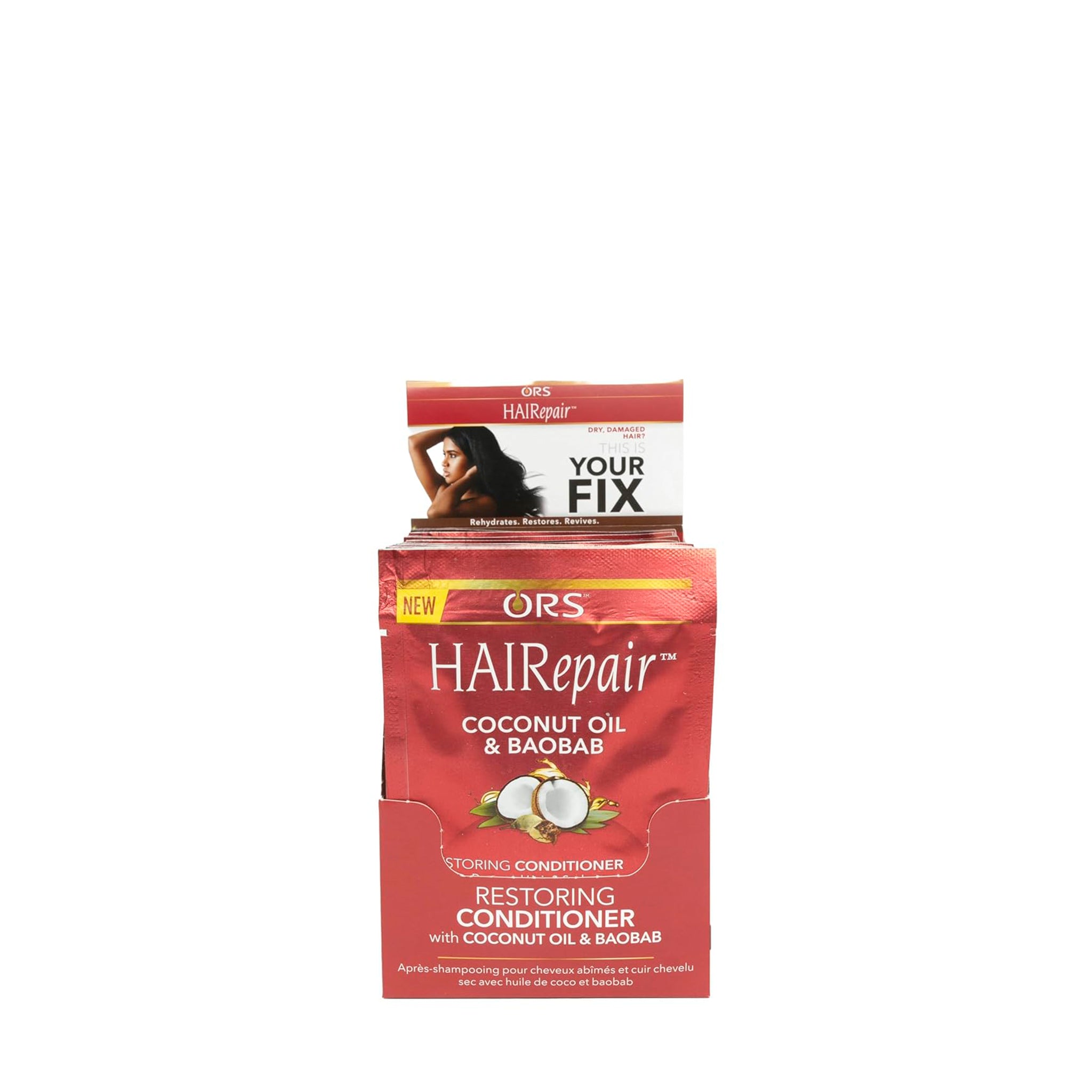 ORS HAIRepair Coconut Oil &amp; Baobab Restoring Conditioner (1.75 oz) 12-Pack