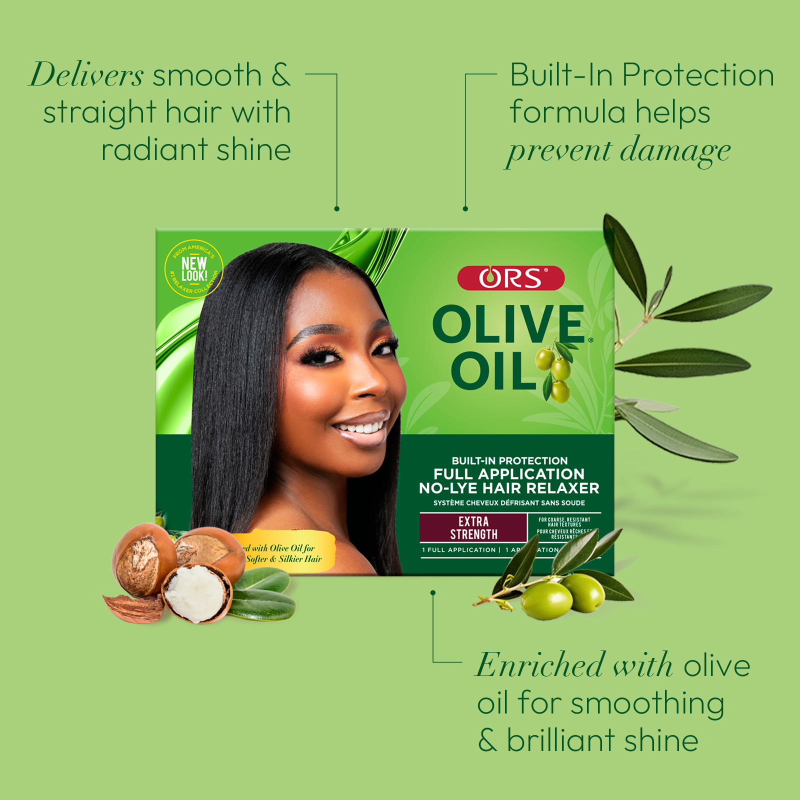 ORS Olive Oil Full Application No-Lye Hair Relaxer - Extra Strength