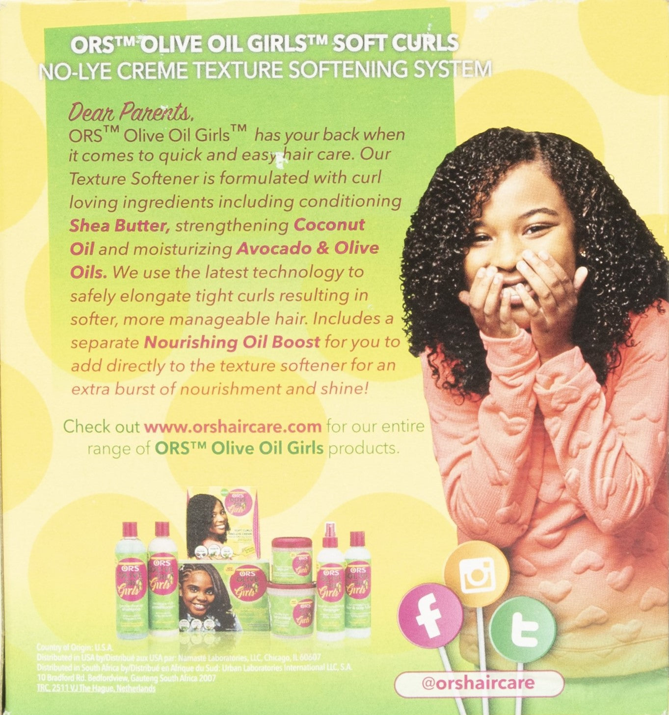 ORS Olive Oil Girls Soft Curls No-Lye Creme