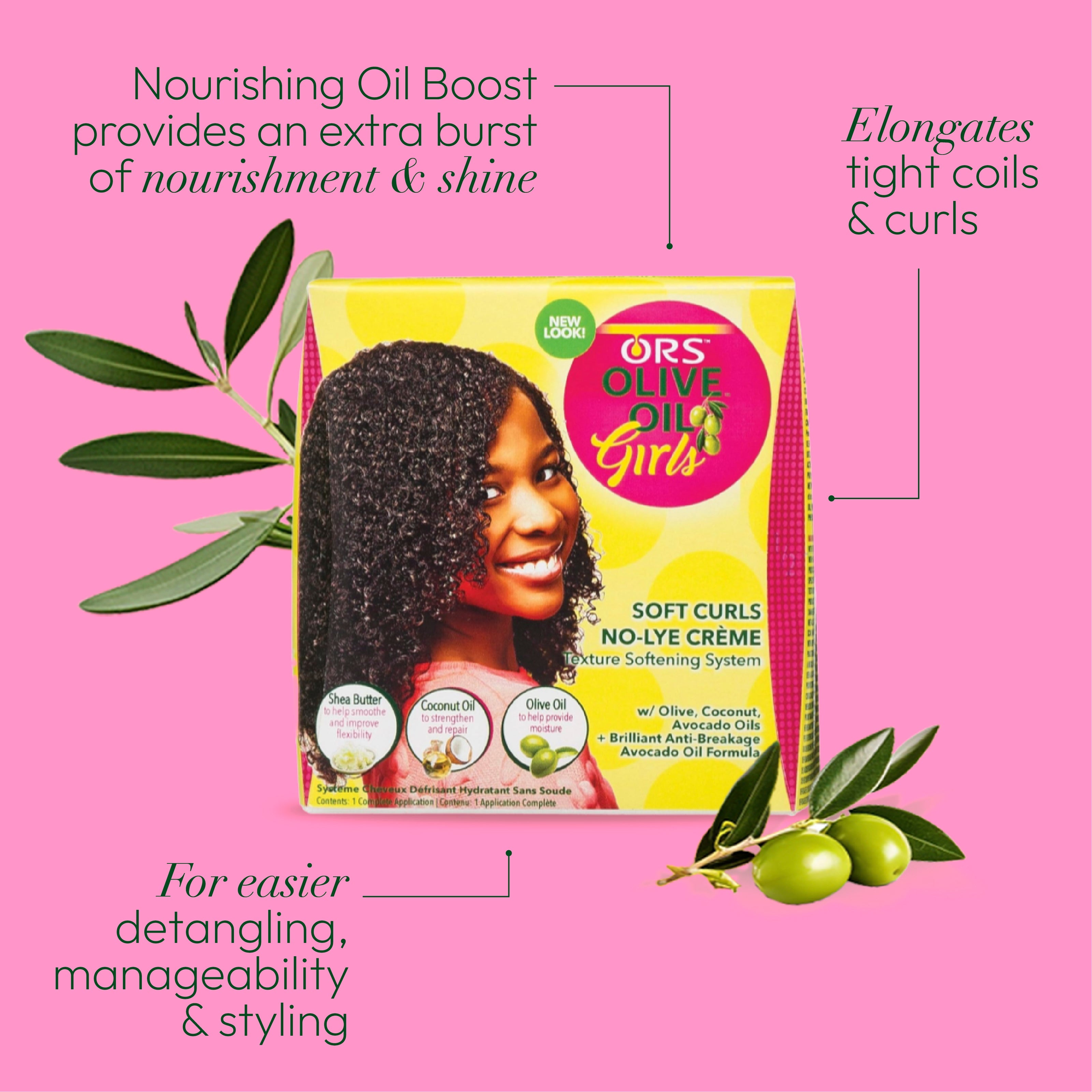 ORS Olive Oil Girls Soft Curls No-Lye Creme