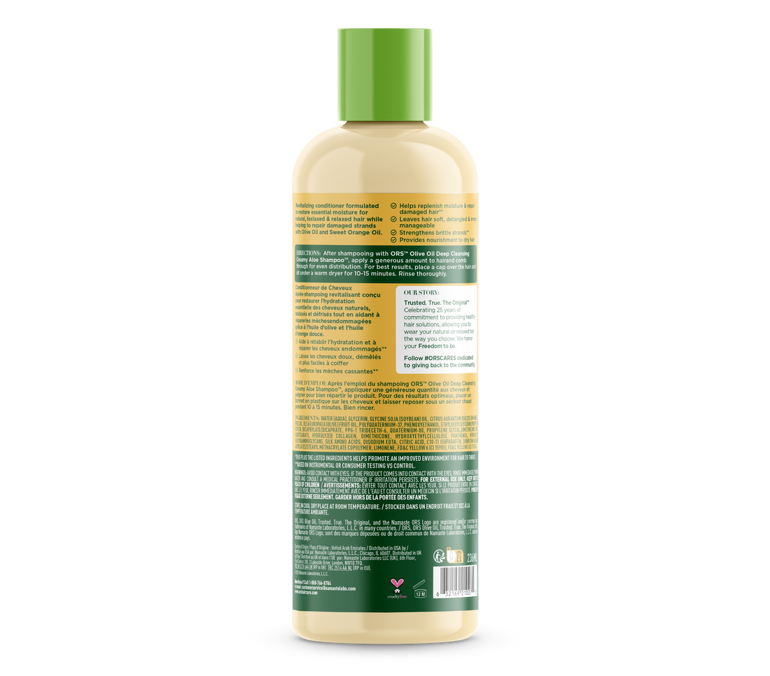 ORS Olive Oil Replenishing Conditioner for Revitalizing Moisture (8.0 oz) 2-Pack