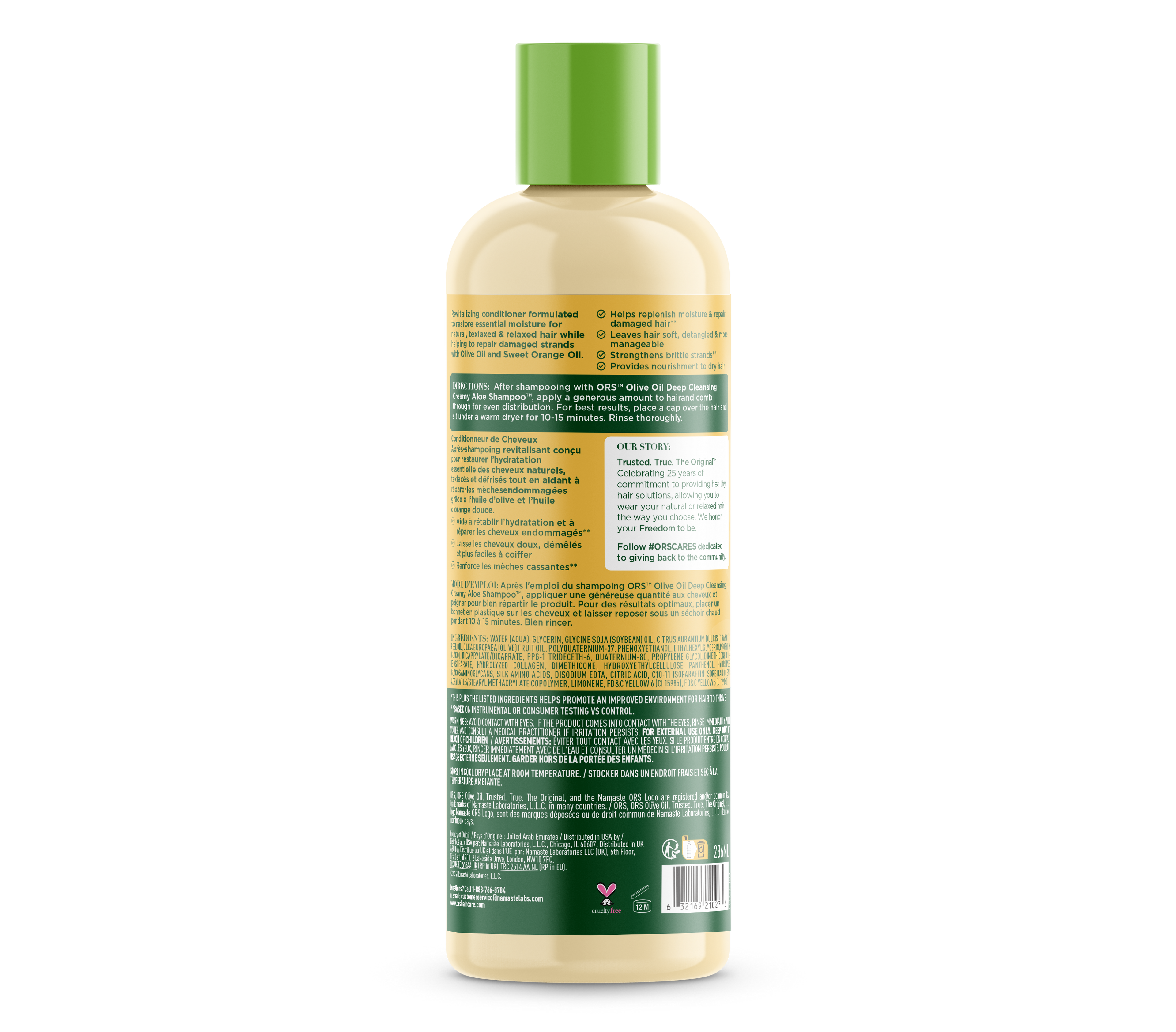 ORS Olive Oil Replenishing Conditioner for Revitalizing Moisture (8.0 oz) 2-Pack