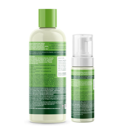 ORS Olive Oil Wrap Set Mousse &amp; Moisturizing Hair Lotion 2-Piece Set