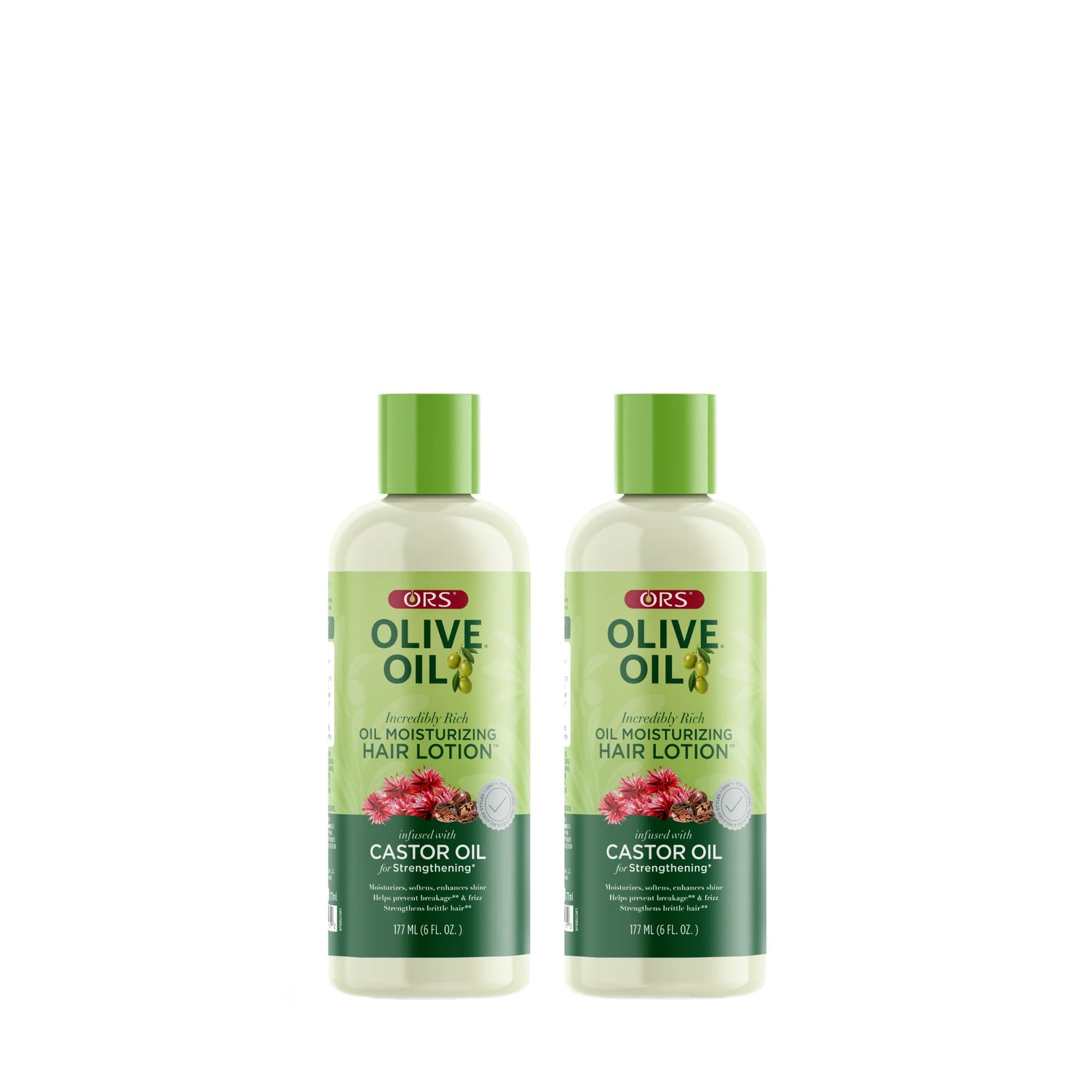 ORS Olive Oil Moisturizing Hair Lotion for Strengthening (6.0 oz) 2-Pack