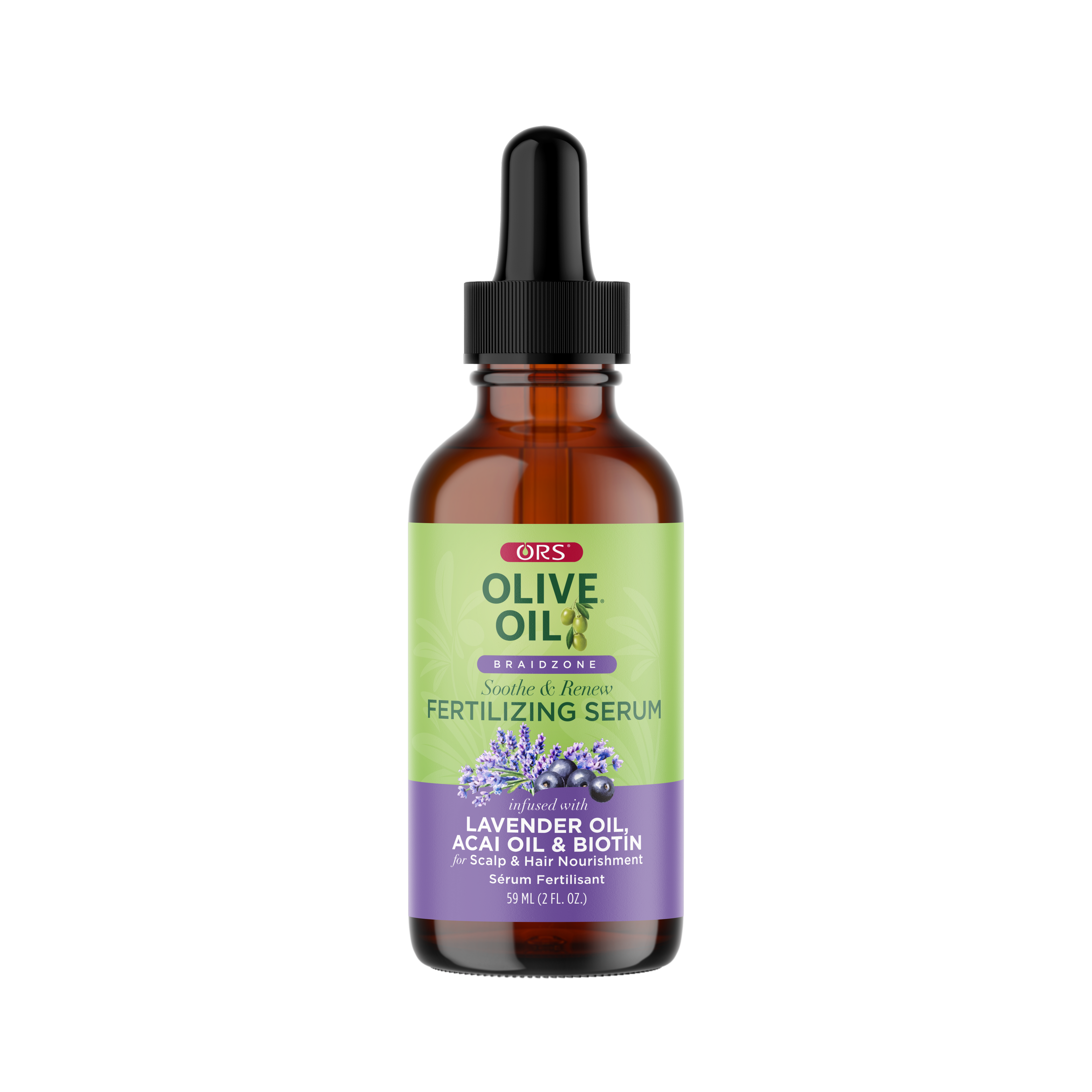 ORS Olive Oil Braidzone Fertilizing Serum for Scalp &amp; Hair Nourishment (2 oz)