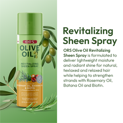 ORS Olive Oil Revitalizing Sheen Spray for Promoting Healthy Shine (10.0 OZ)