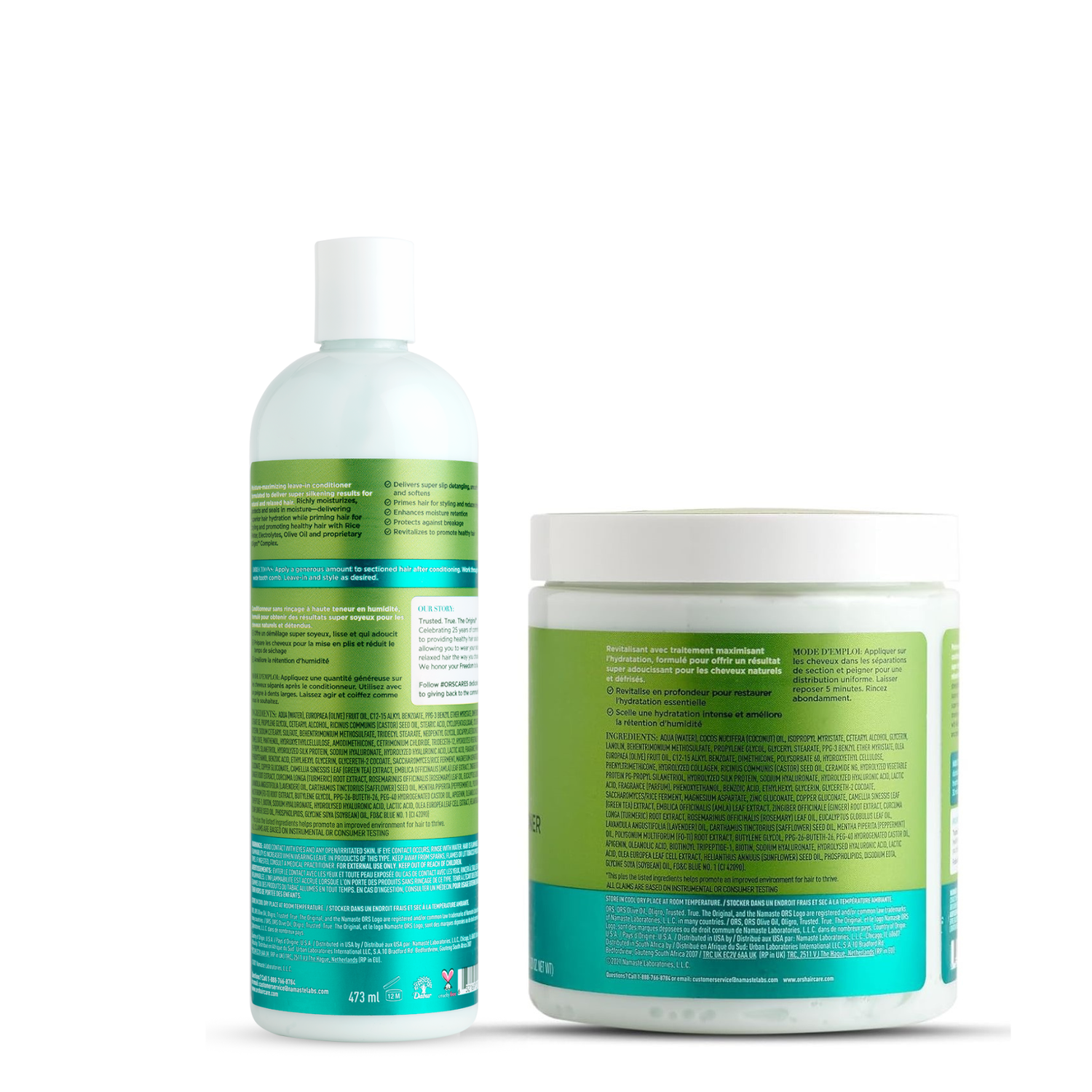 ORS Olive Oil Max Moisture Leave-In Conditioner &amp; Deep Treatment 2-Piece Set