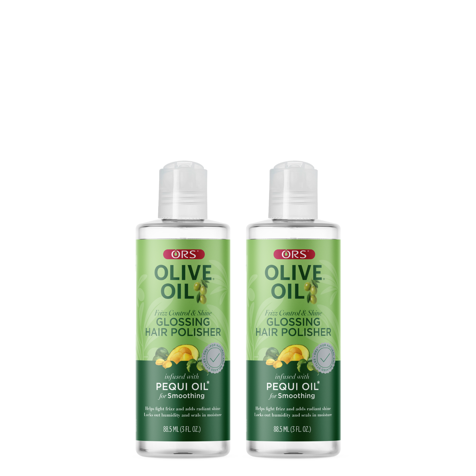 ORS Olive Oil Glossing Hair Polisher for Smoothing (3.0 oz) 2-Pack