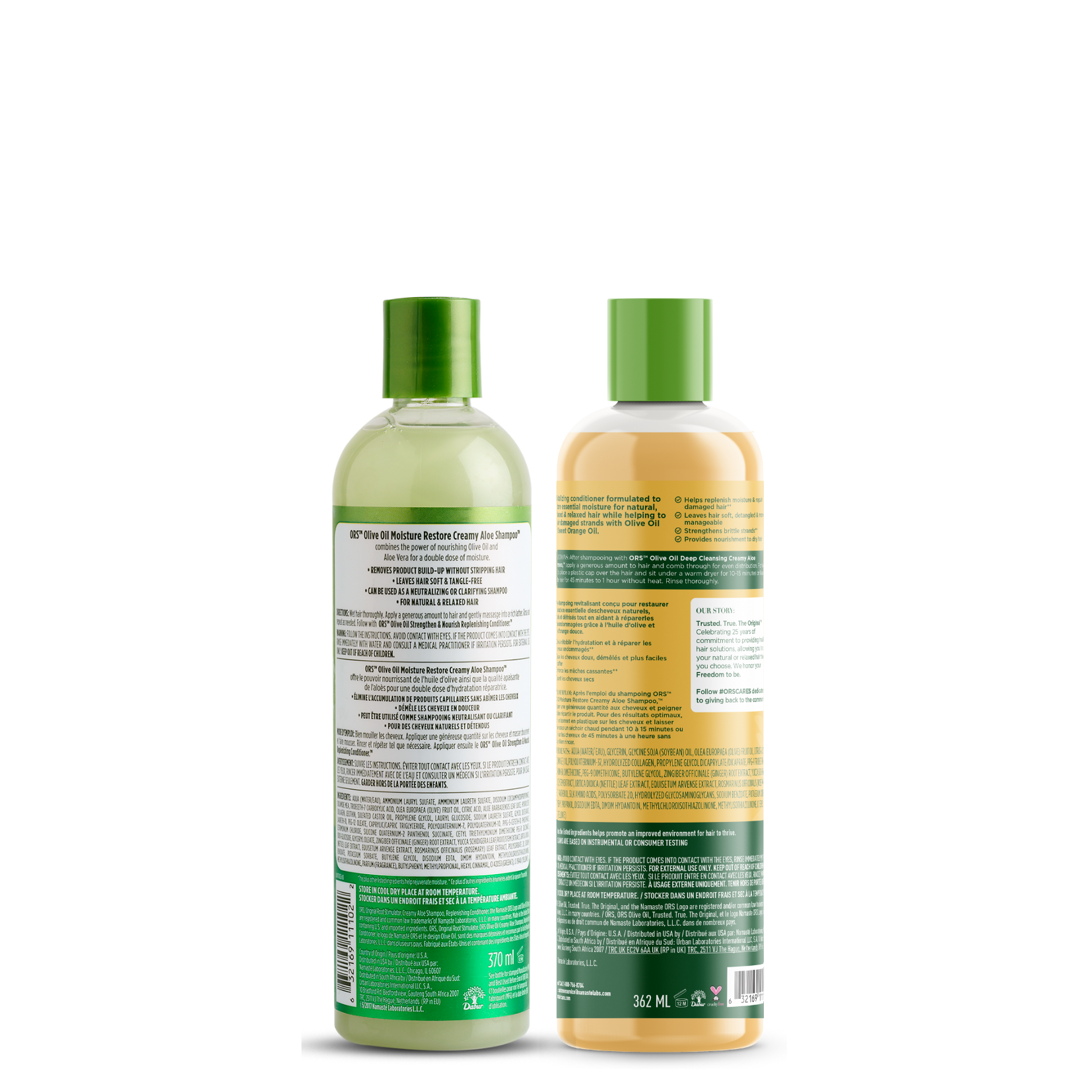 ORS Olive Oil Shampoo &amp; Conditioner for Complete Moisture (12.5 oz) 2-Piece Set